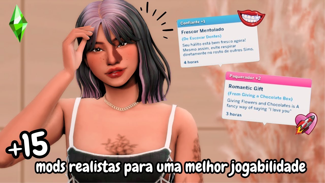 +15 Mods REALISTAS que VOCÊ PRECISA PARA UMA JOGABILIDADE MELHOR - The Sims 4