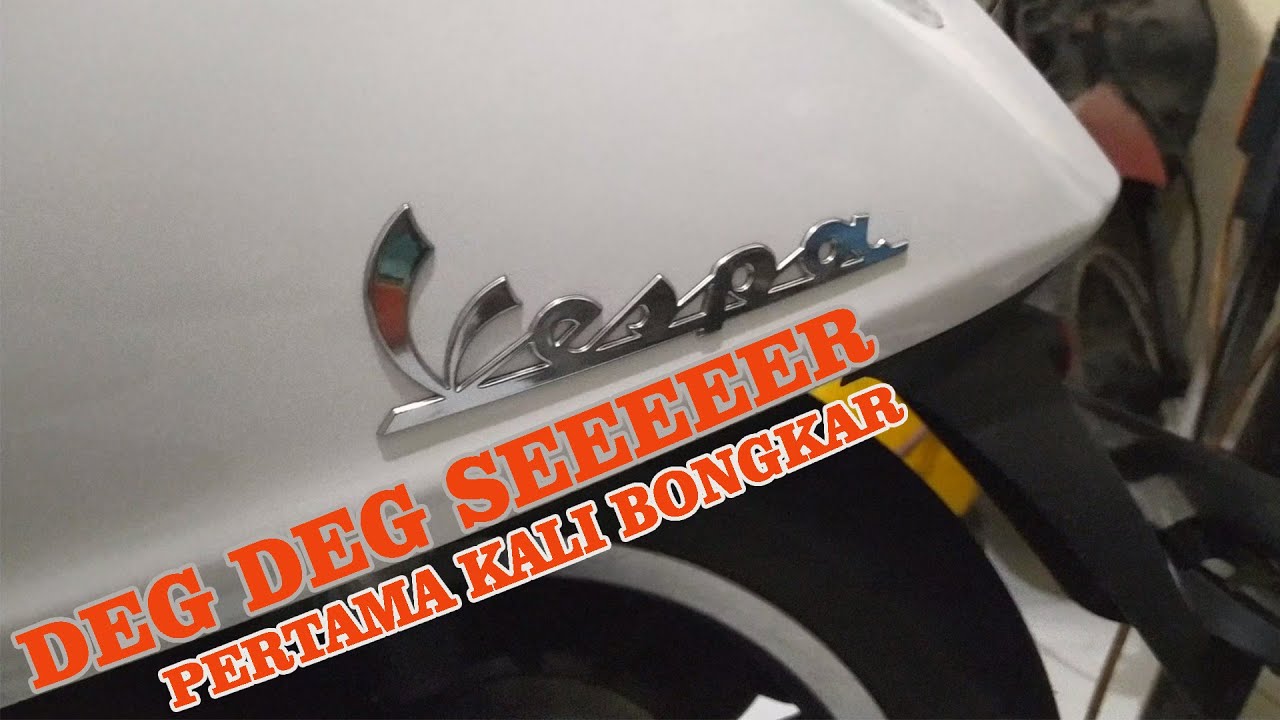 Bongkar Pertama Kali Motor Gaul  Vespa Sprint 150 Tahun 2021, Cak Didik DEG DEG Seeeer