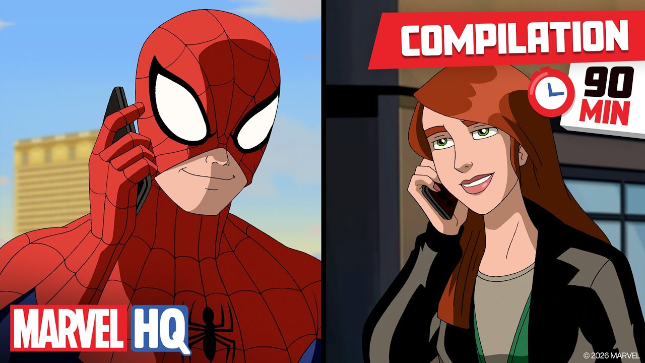 Spider-Man + MJ ❤️🕷️💕 | Full Episode Compilation | Ultimate Spider-Man | @MarvelHQ