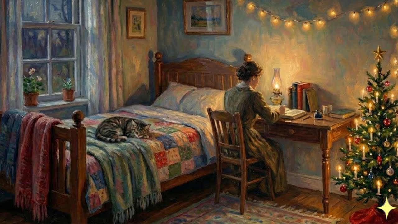 ❄️ Peaceful Christmas Lofi Playlist 🌨️ Ambient Winter Jazz & Piano for Deep Focus