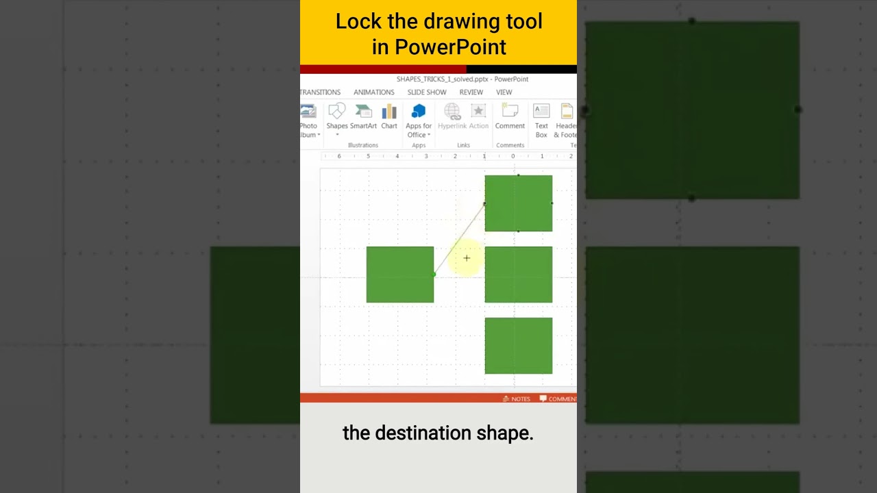 How to lock the drawing tool in PowerPoint