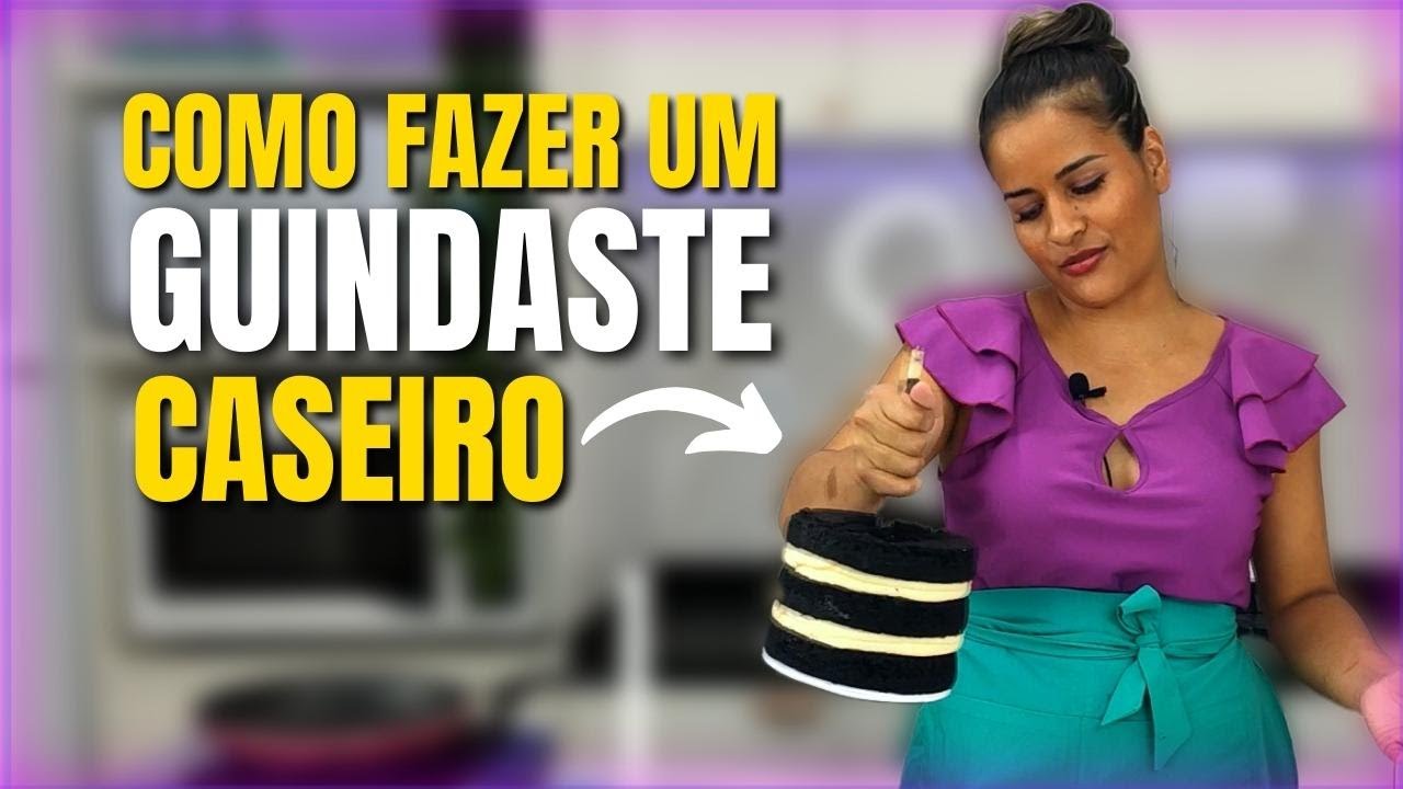GUINDASTE CASEIRO PARA SOBREPOSIÇÃO DE BOLOS