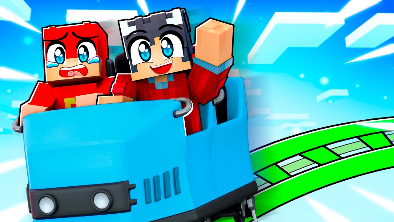Jeg Prøver Den STØRSTE ROLLER COASTER I Minecraft!