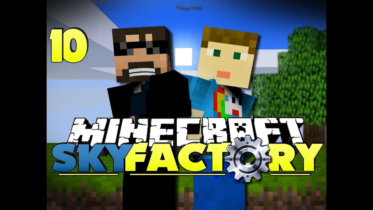 Minecraft Modded SkyFactory 10 - PULVERIZING EVERYTHING