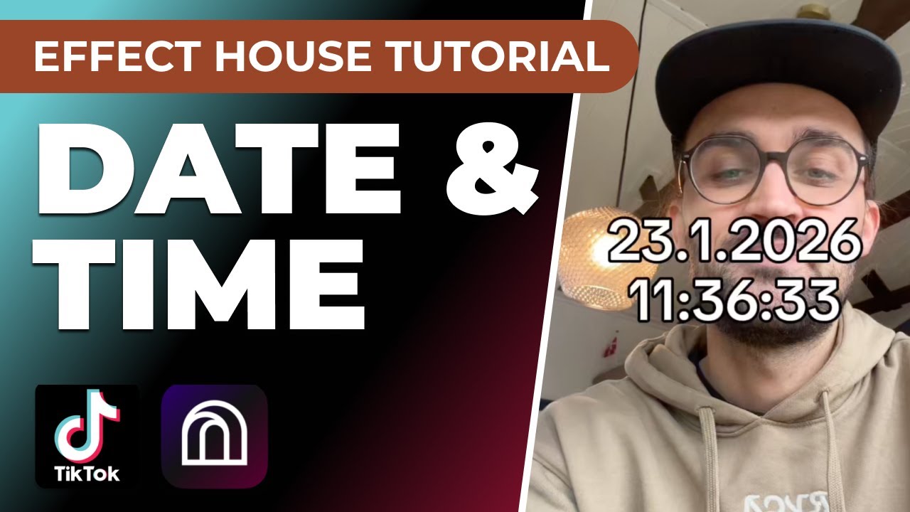 Add Date & Time to your TikTok Effect! | Effect House Tutorial