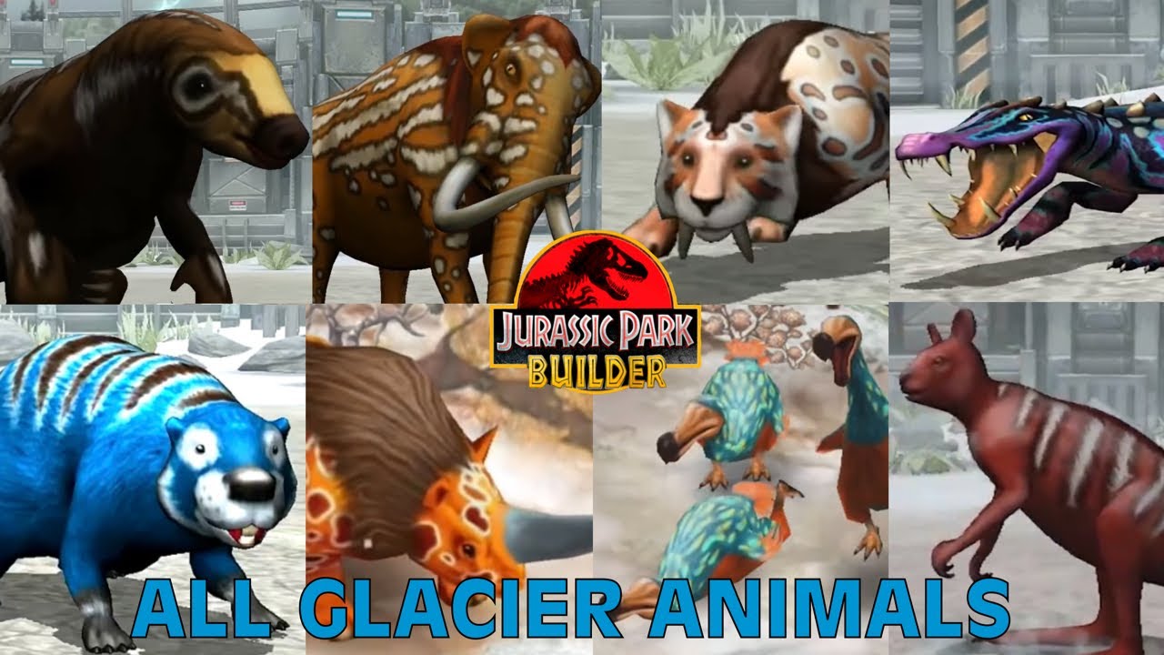 Jurassic Park Builder - All Glacier Animals