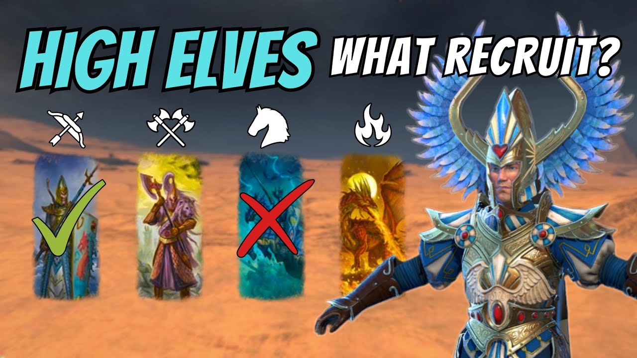 High Elves Units Guide, What You NEED to Recruit & What NOT | Total War Warhammer 3