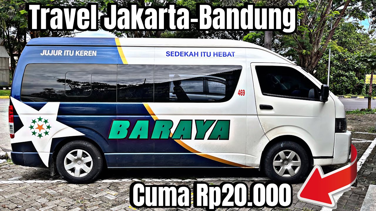 NAIK TRAVEL JAKARTA-BANDUNG CUMA Rp20.000⁉️PERTAMA KALI NAIK TRAVEL BARAYA DAPAT HARGA SPESIAL