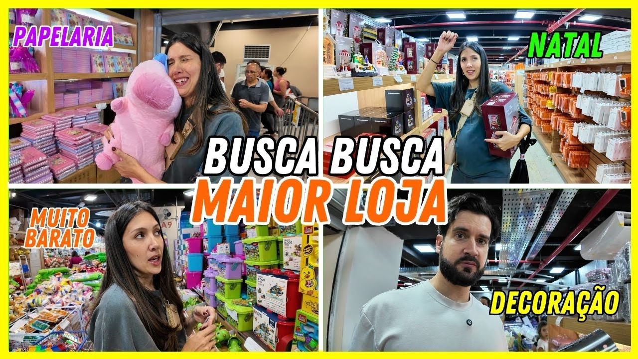 TOUR PELO BUSCA BUSCA 2 - A MAIOR LOJA DE UTILIDADES DO BRASIL l BRINQUEDOS, ELETR&Ocirc;NICOS, CASA