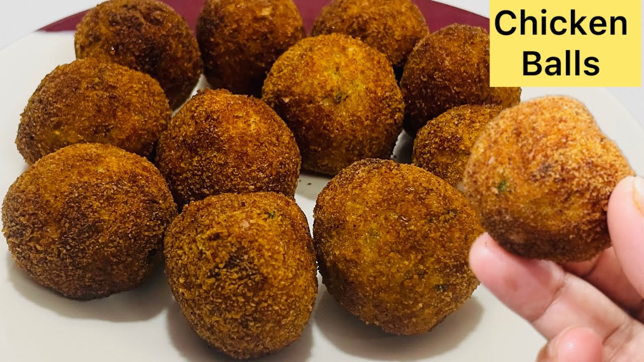Crispy Chicken Keema Balls Recipe | Kids Favorite Iftar Snack | Easy & Juicy Chicken Balls