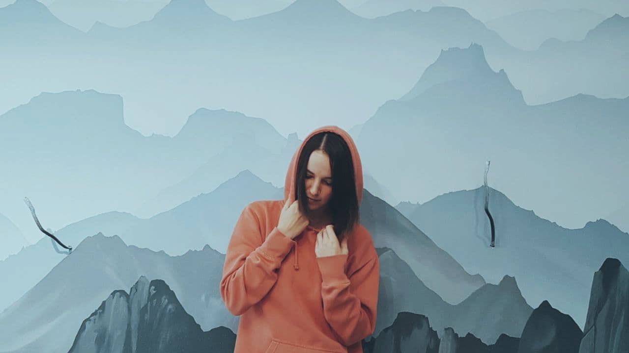 Рисую на стене горы | роспись стены 