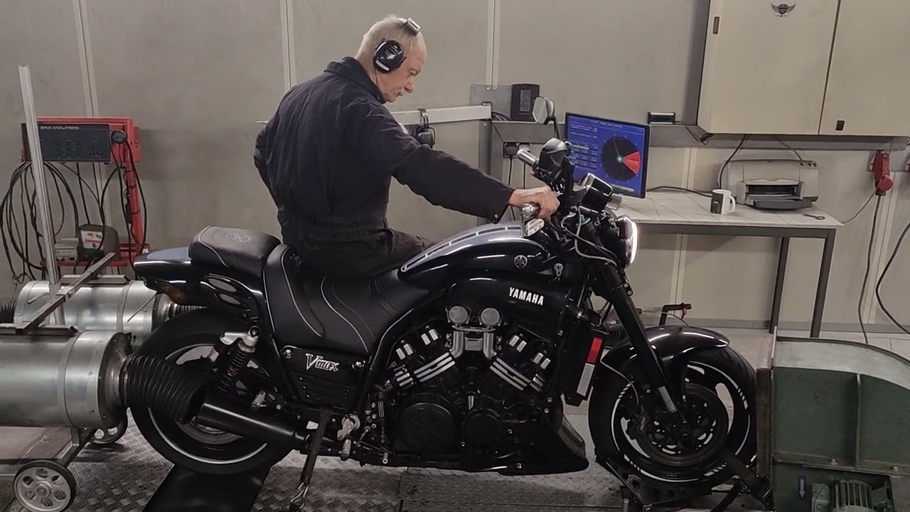 Vmax 1200 dynotest after rebuild