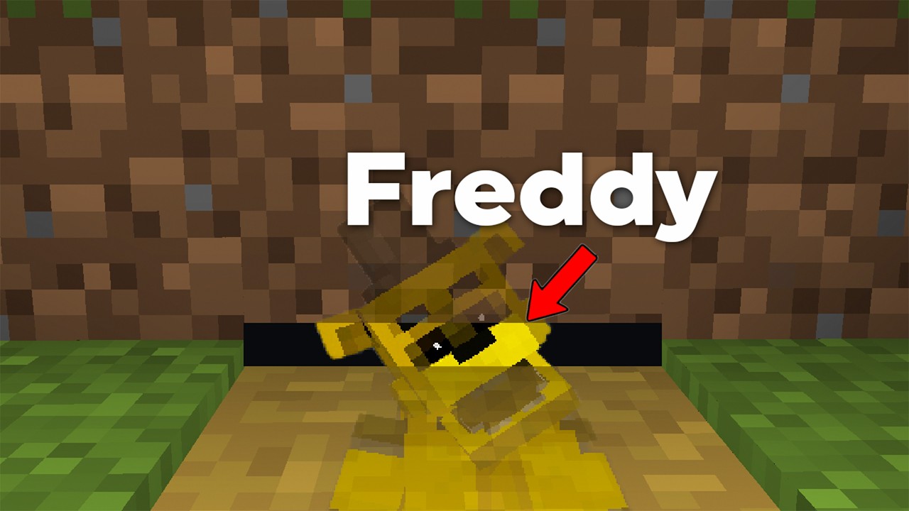 Я тайком пронёс FNAF в мир Minecraft моего друга.