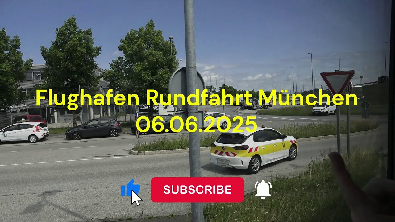 Flughafen Rundfahrt München (EDDM/MUC #airport #flughafen #planespotting #live #munich  #aviation