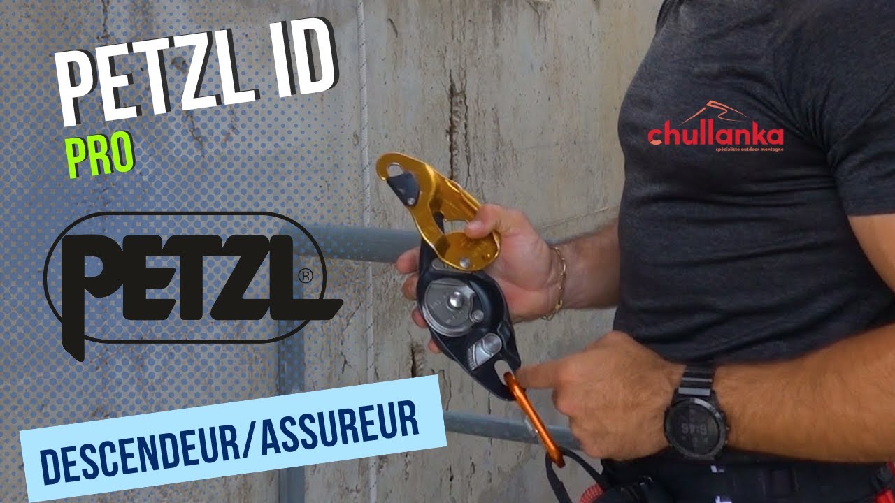 PETZL ID un descendeur assureur pro