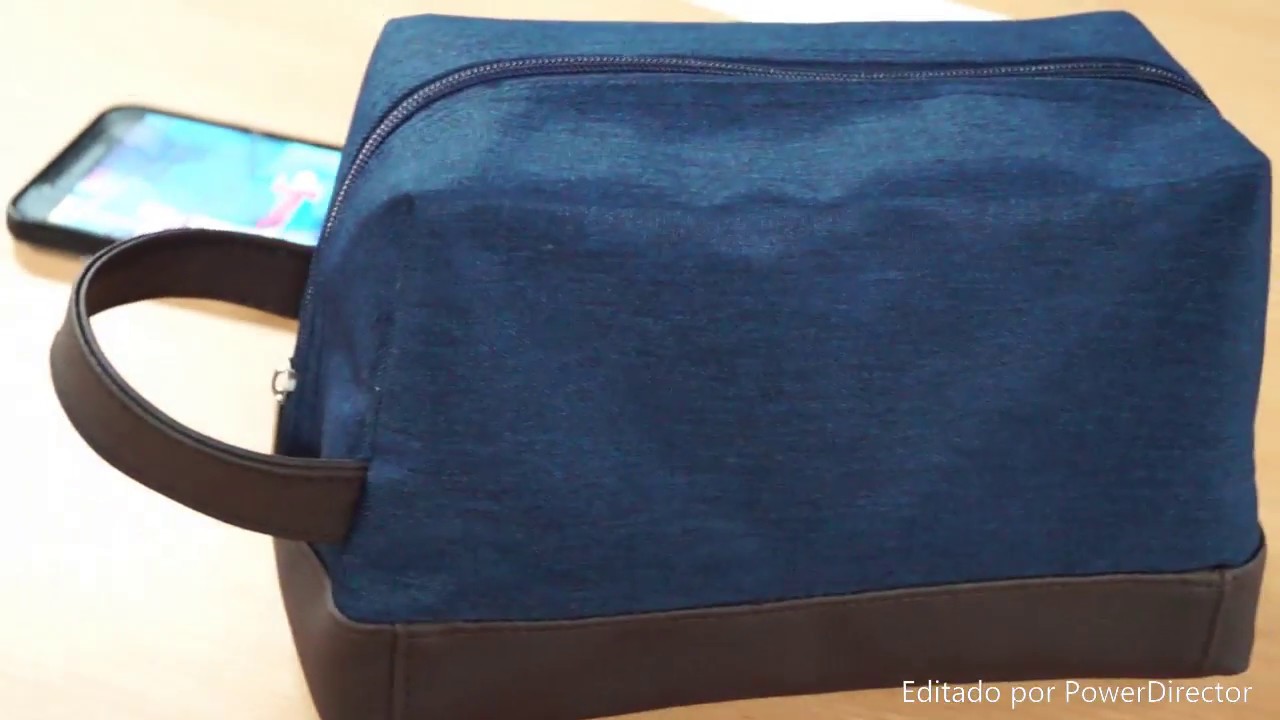 DIY confección  de un neceser de hombre facil y sencillo  MAKE EASY TOILETRY