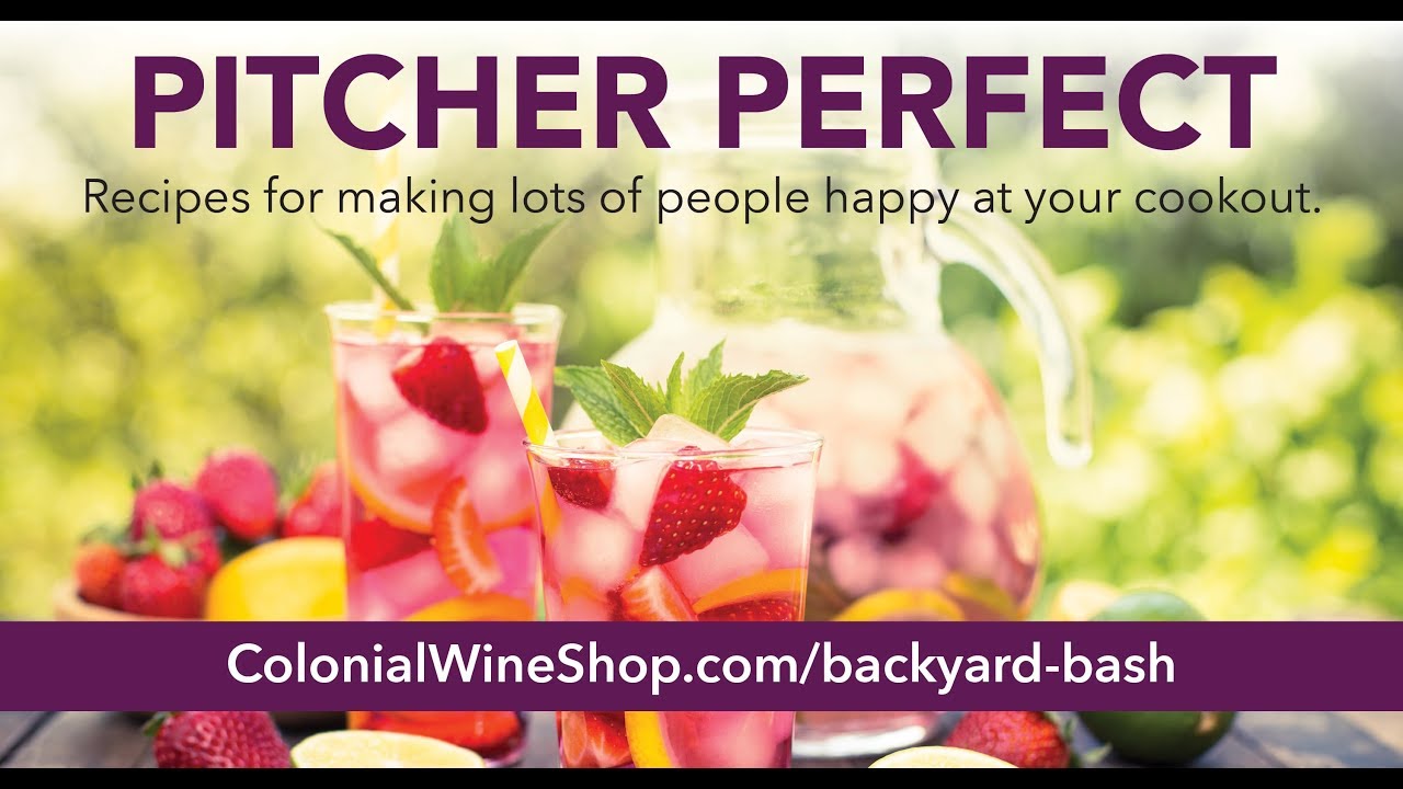 Refresh and relax with a Pitcher Perfect cocktail--Colonial Hot Summer Lemonade!