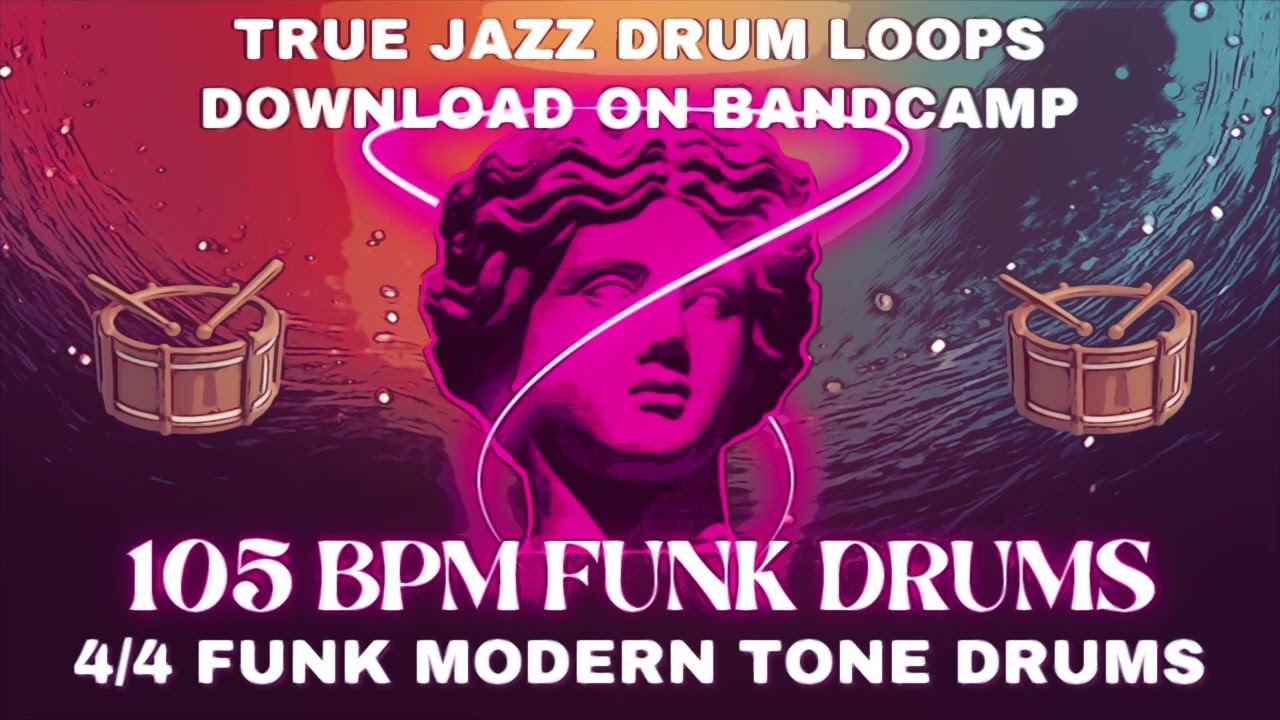 105 Bpm Modern Tone Drums Heavily Syncopated Funk Drums Only-Download In Description