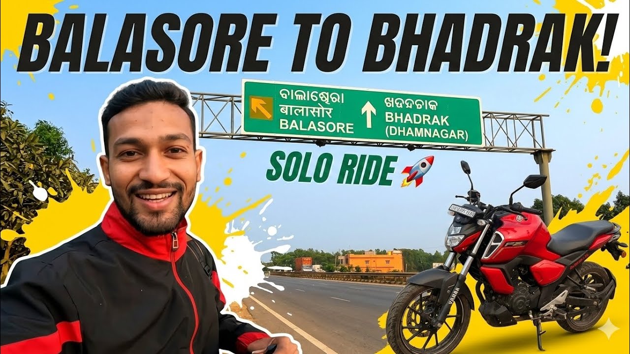 Balasore to Bhadrak (Dhamnagar) Solo Ride 🚀 || Full Highway Masti 🏍️🔥  || All India Vlog Siraj 