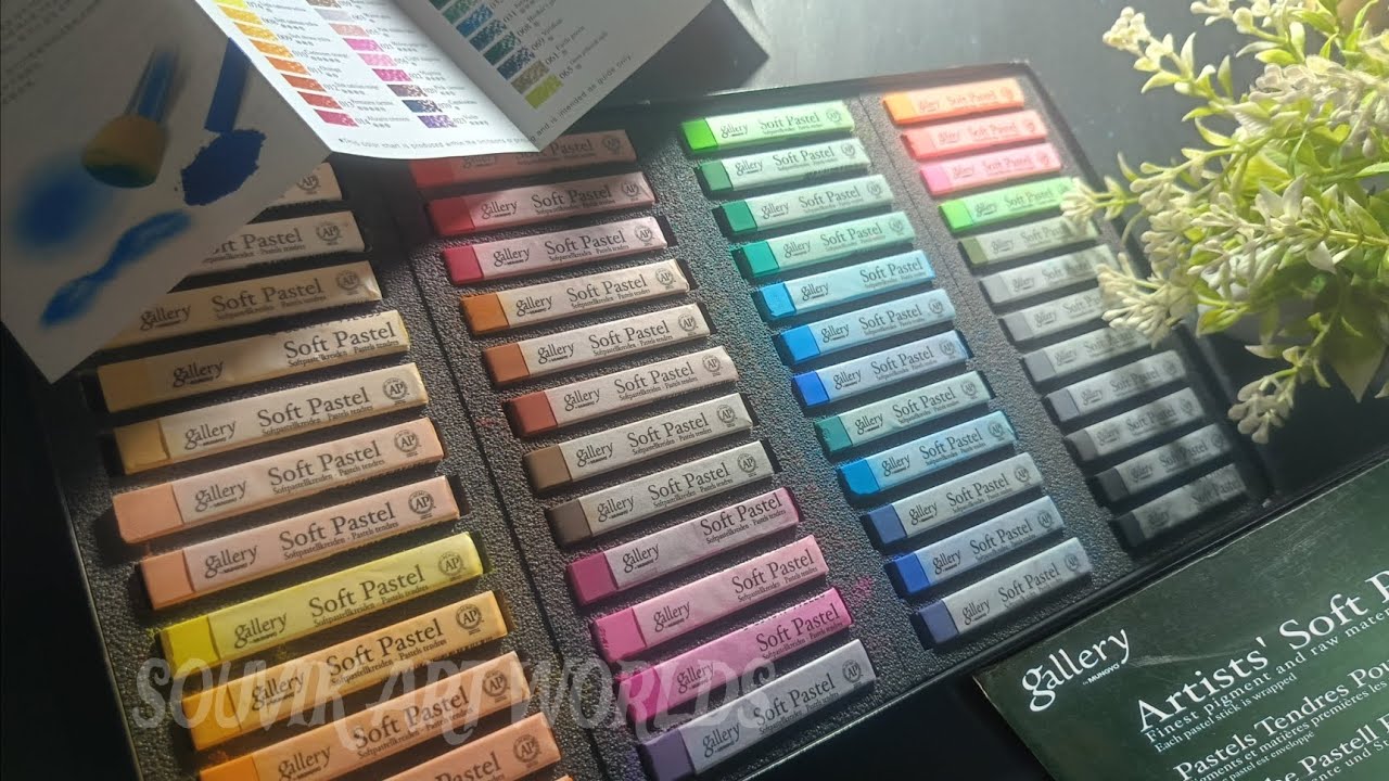 Gallery Soft Pastel Unboxing / Drawing Material Unboxing Tutorial / Artist's Soft Pastel#softpastel