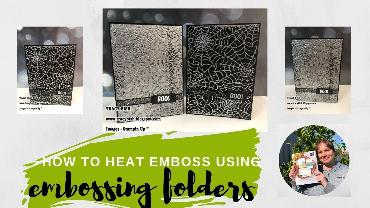 How To Heat Emboss With Embossing Folders!