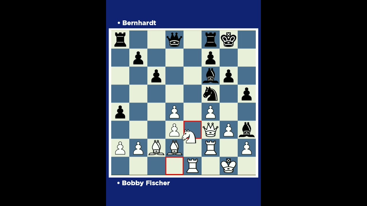 Bobhy Fischer vs Bernhard □ Ch Germany (team) (South-west) 1075/76, (Germany).