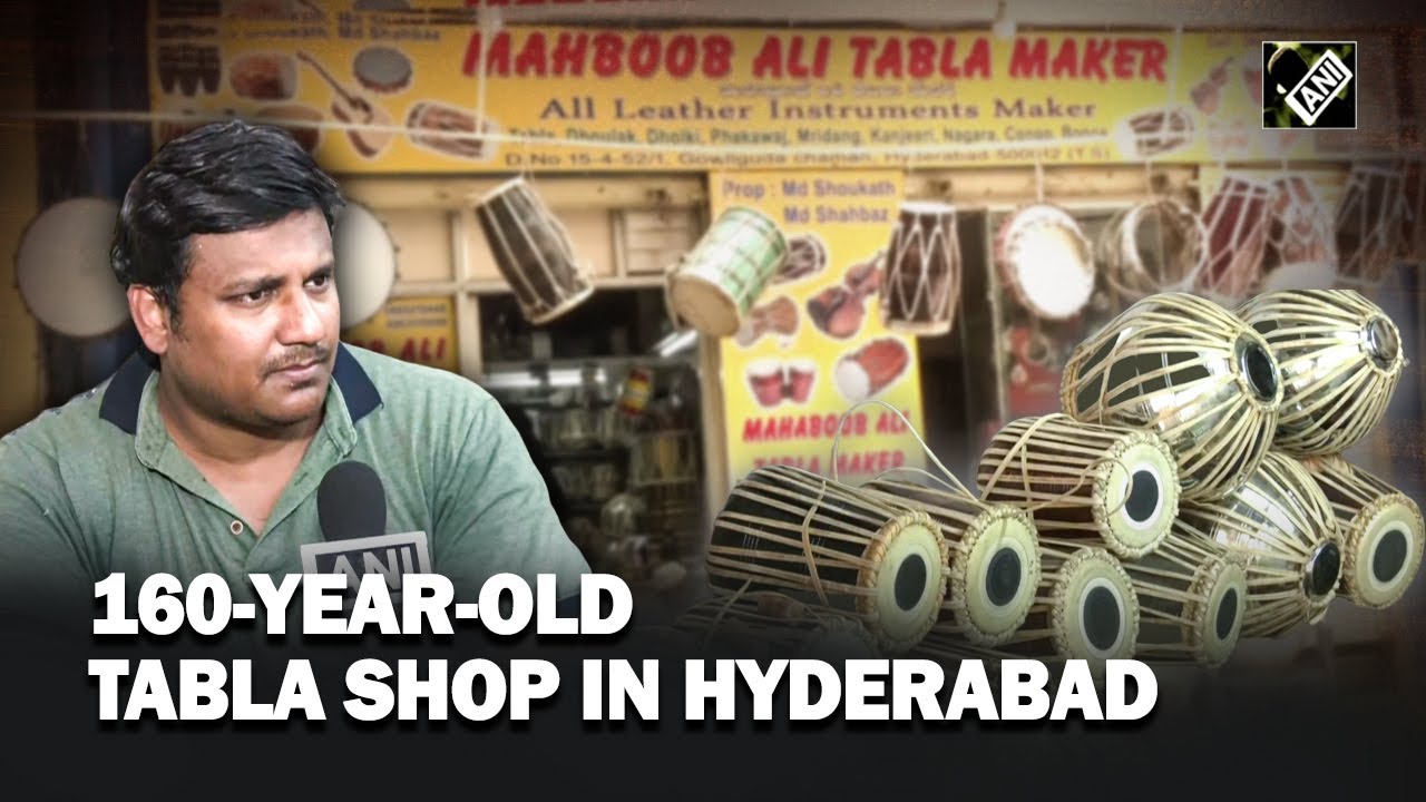 Mahboob Ali Tabla Maker: 160-year-old Tabla shop in Hyderabad