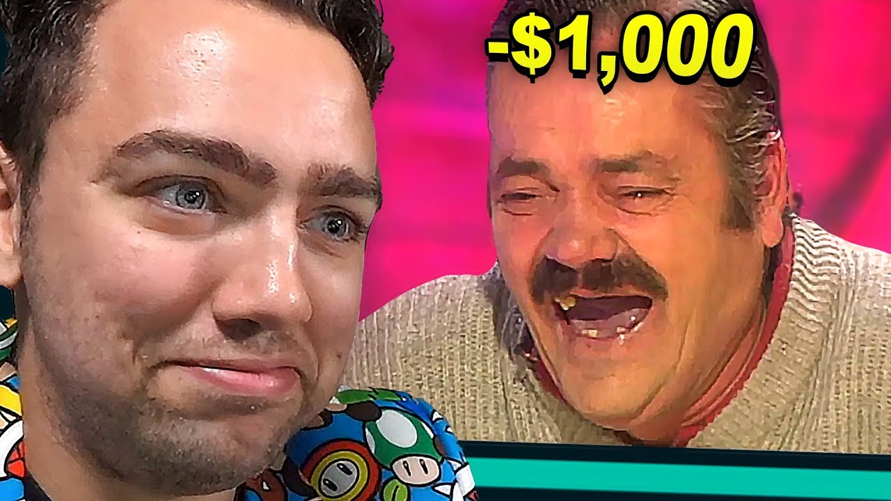 if i laugh at any of my viewers' videos, they get $1,000