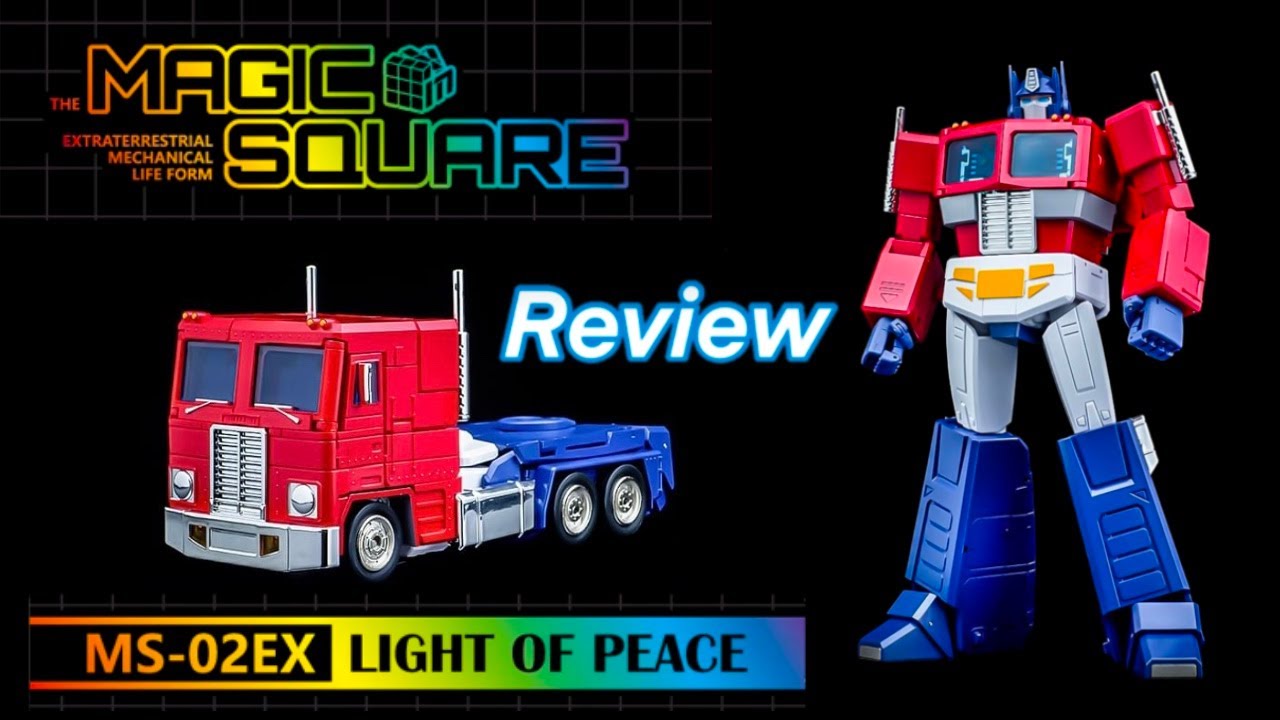 Magic Square MS-02EX Light Of Peace / Transformers G1 Masterpiece Optimus Prime Review