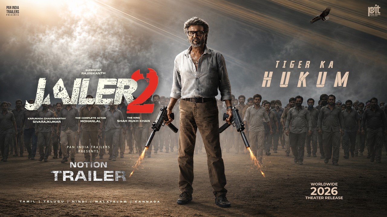 JAILER 2 - Notion Trailer | Rajinikanth | Mohanlal | Shiva Rajkumar | Nelson | Anirudh  | PIT