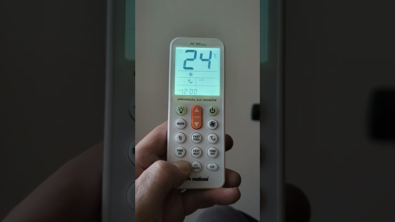 Il telecomando del condizionatore non funziona telecomando universale Meliconi come configurarlo