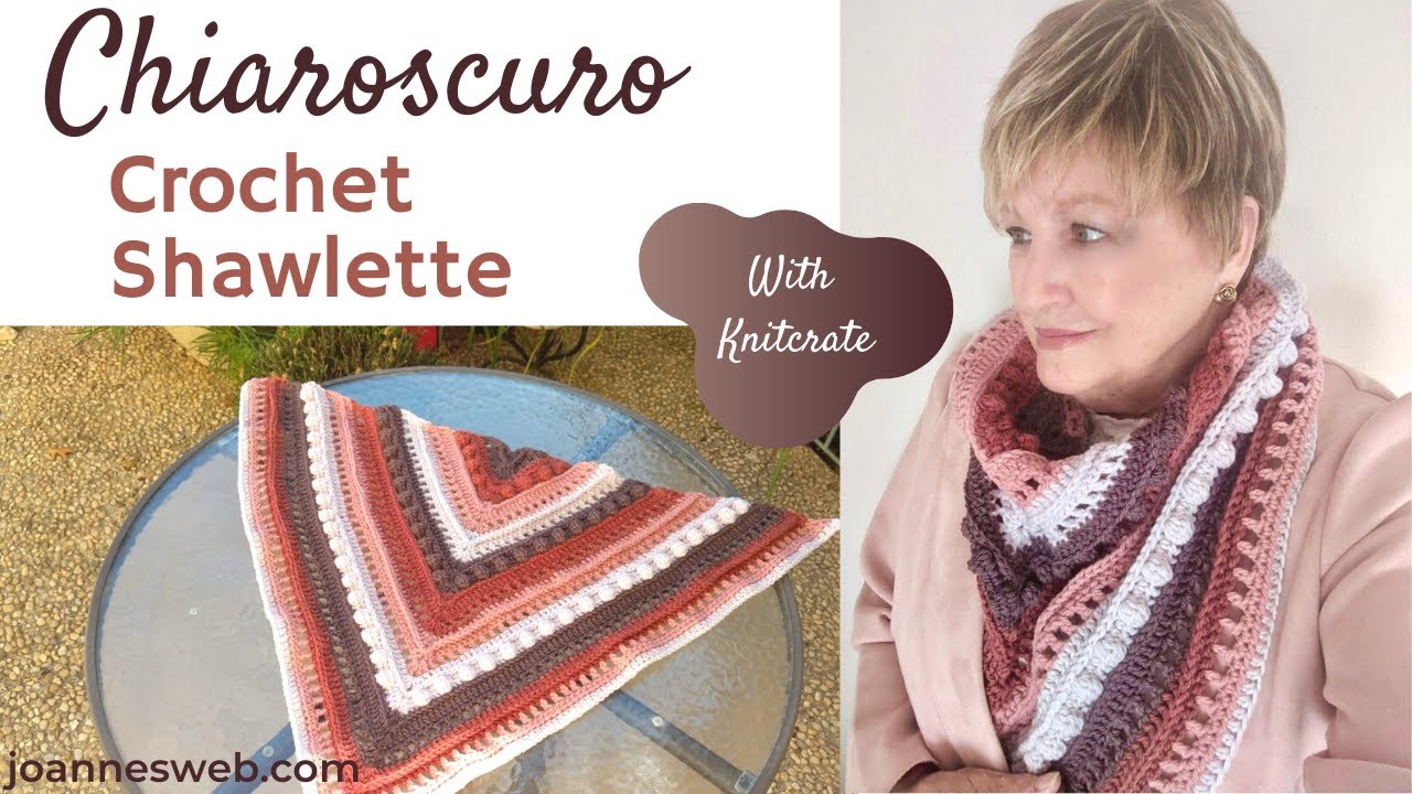 Chiaroscuro Crochet Shawlette