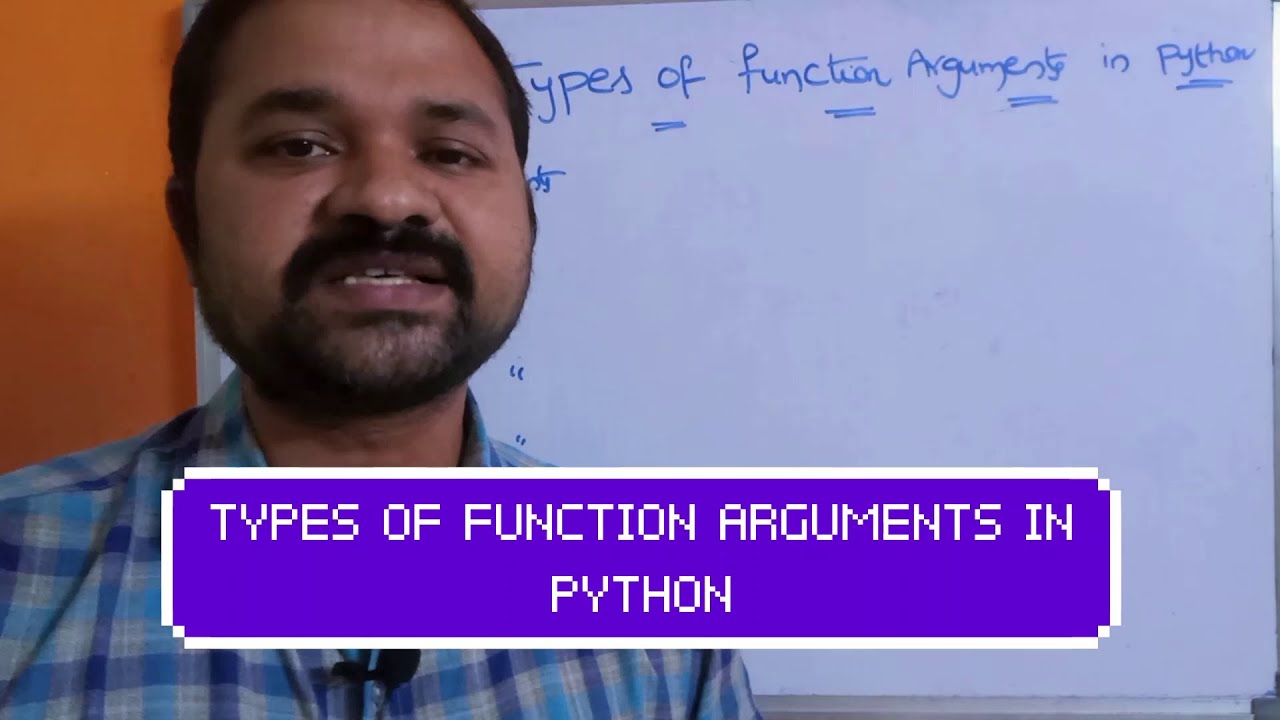 TYPES OF FUNCTION ARGUMENTS IN PYTHON PROGRAMMING || REQUIRED || KEYWORD || DEFAULT || ARBITRARY