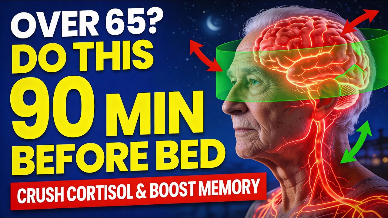 Over 65? Do THIS 90 Minutes Before Bed to Crush Nighttime Cortisol & Supercharge Memory Overnight