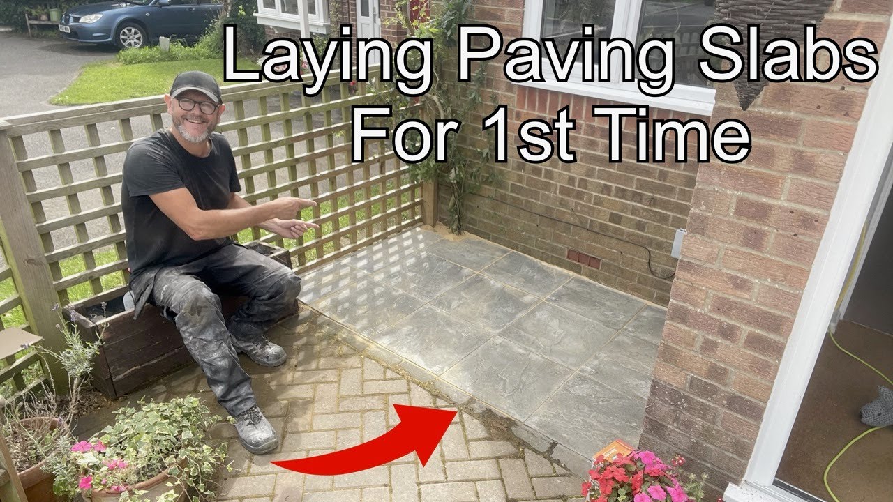 Laying Paving Slabs For 1st Time