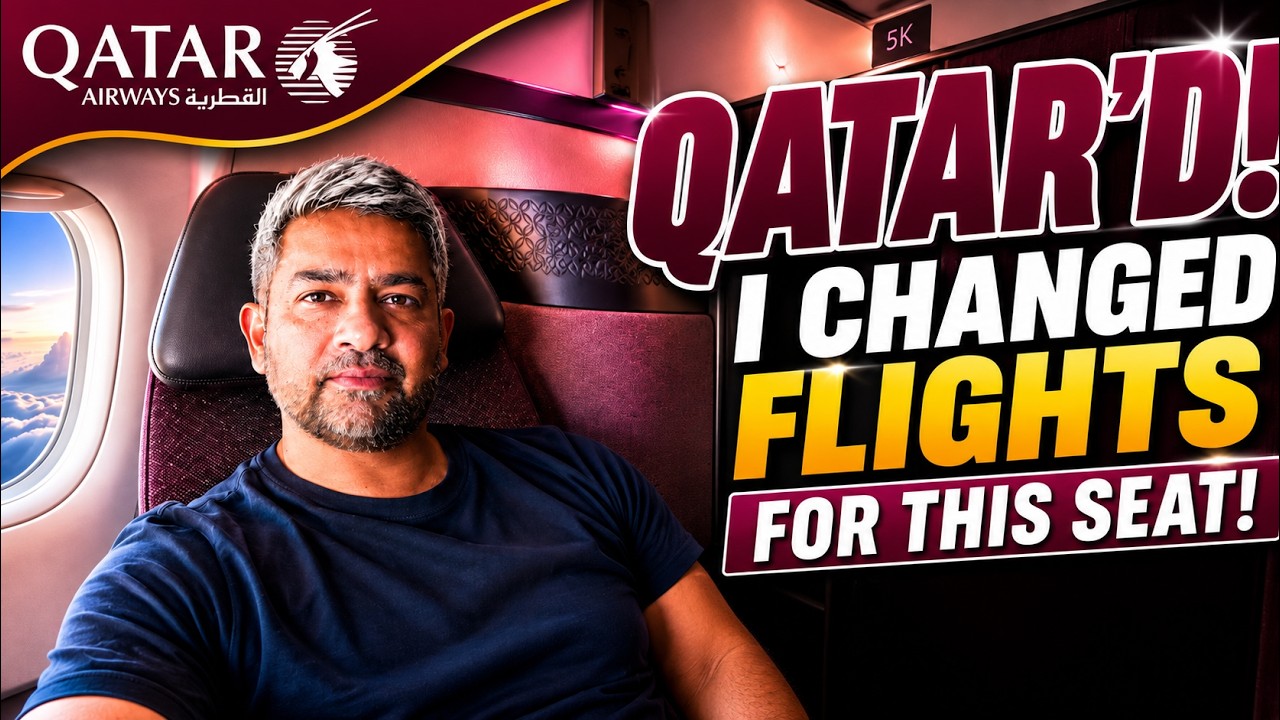 Мне пришлось лететь другим рейсом, потому что авиакомпания Qatar Airways отдала мое заранее забро...