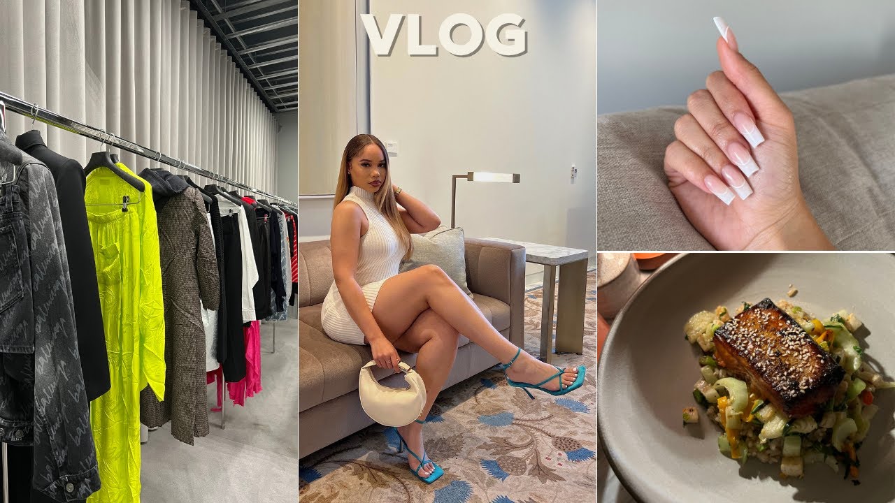 VLOG | Getting Content, Luxury Shopping, New Nails, Packing for a Trip, etc.