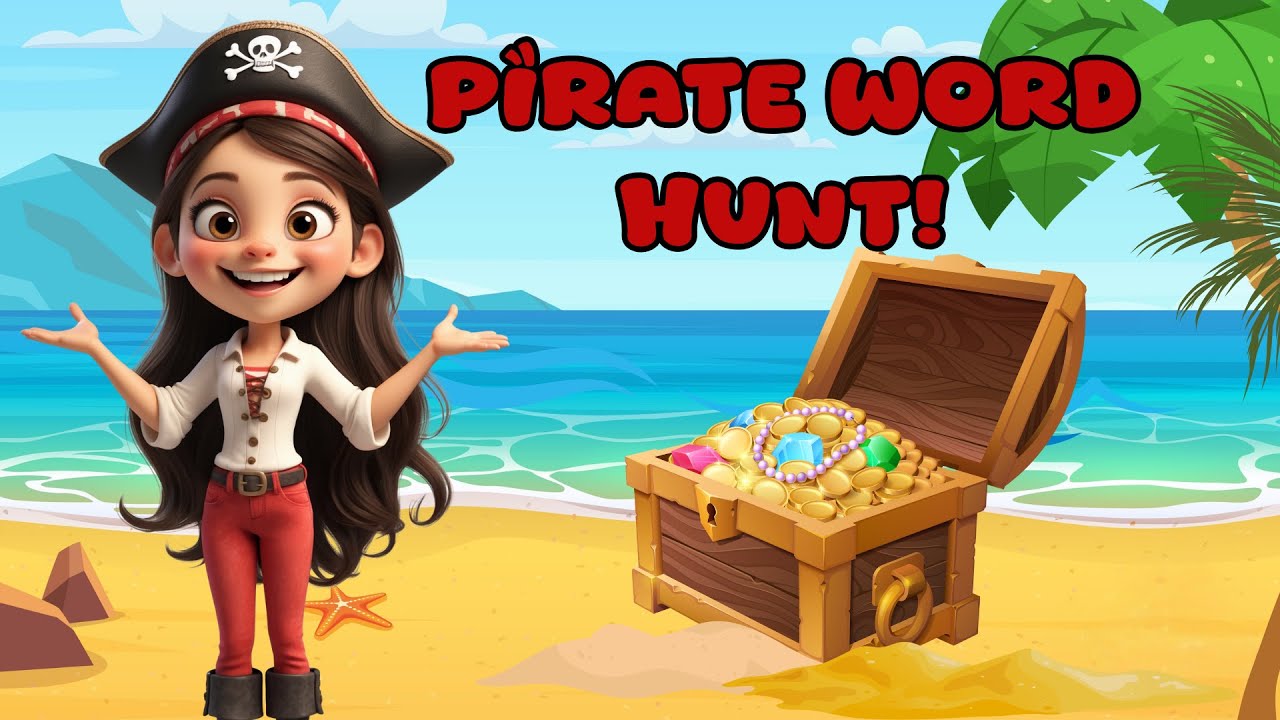 Word Treasure Hunt! 🏴 ☠️✨ With Olivia