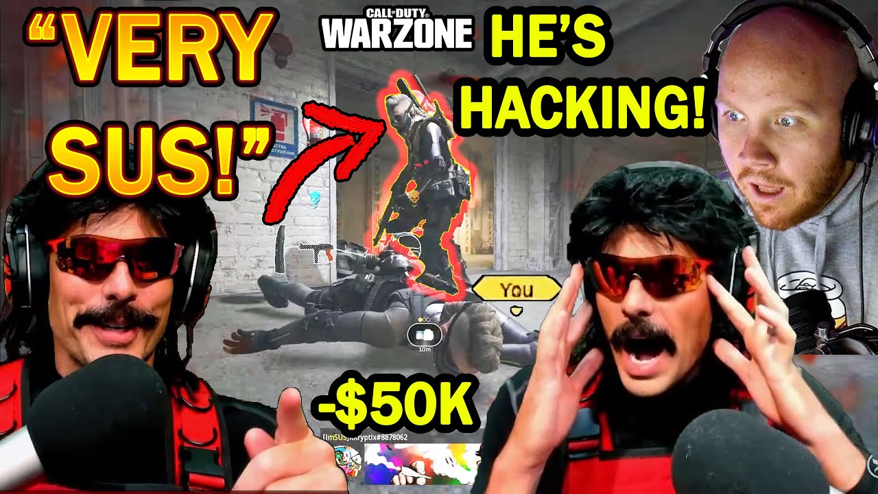 DrDisrespect & TimtheTatMan Face & CALL OUT PRO HACKER in Zlaner's $50K Warzone Tournament!