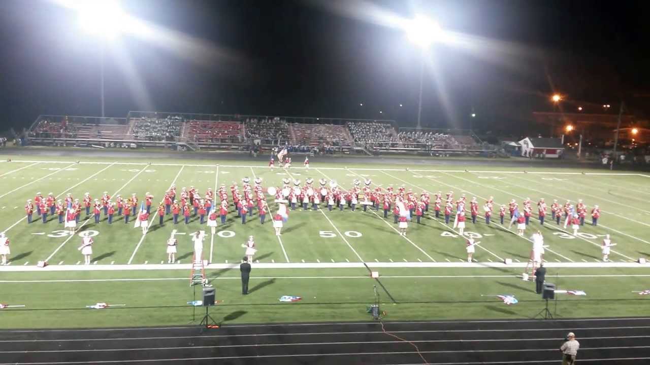 Austintown Fitch Falcon Marching Band at Canfield Band Night