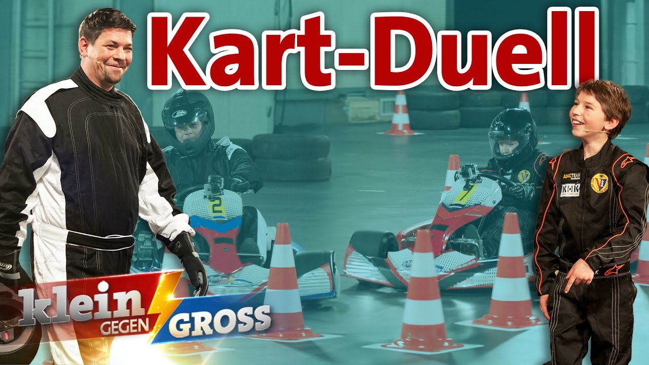Kart-Zeitrennen: Nachwuchstalent Paul (10) vs. Tim Mälzer | Klein gegen Groß