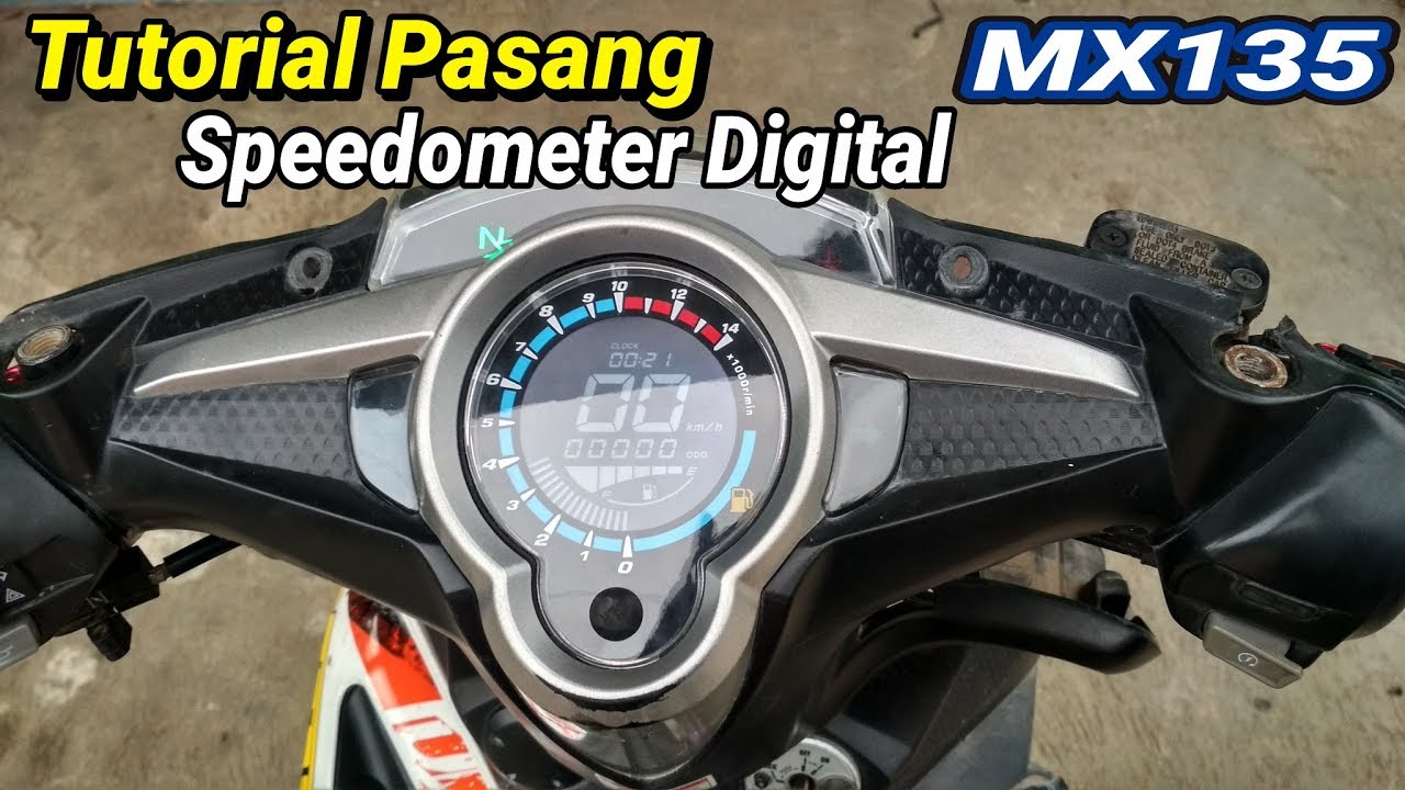Cara Pasang Speedometer Digital di Jupiter MX 135