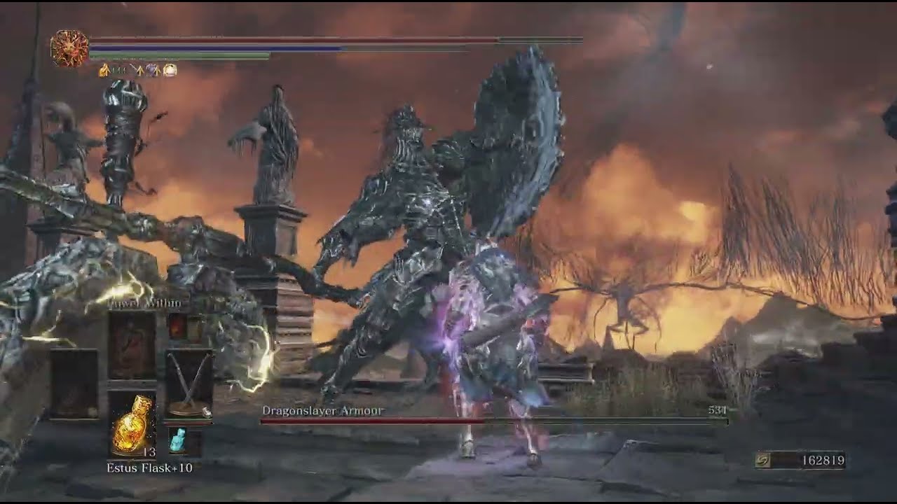 Dark Souls 3 - Dragonslayer Armour [Sellsword Winblades Only]