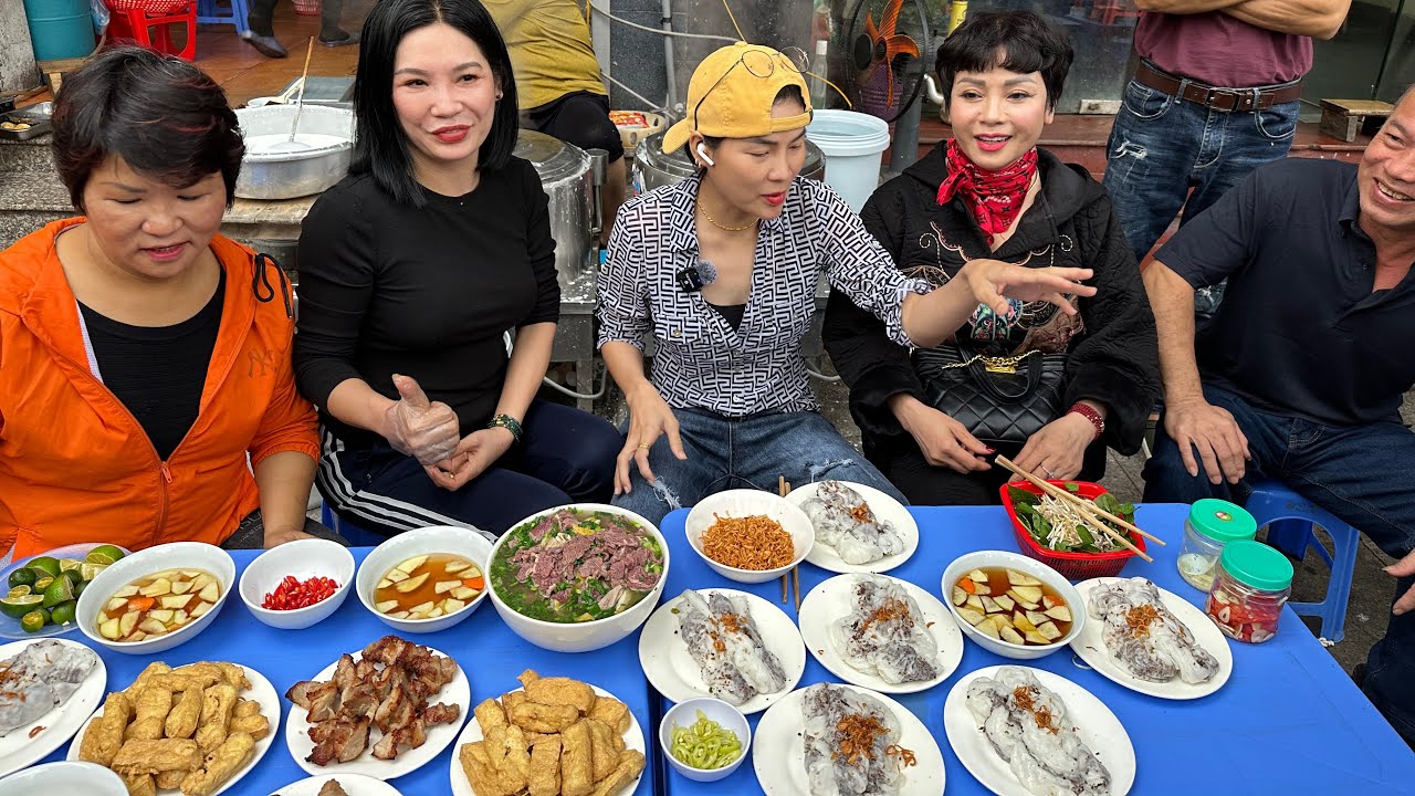 QUÁ NÁO NHIỆT TẠI TIỆM BÁNH CUỐN NGON NHẤT VĨNH PHÚC CÙNG CHỊ HOA PHỞ XINH ĐẸP&CHỊ NĂM HẢI CAMEL