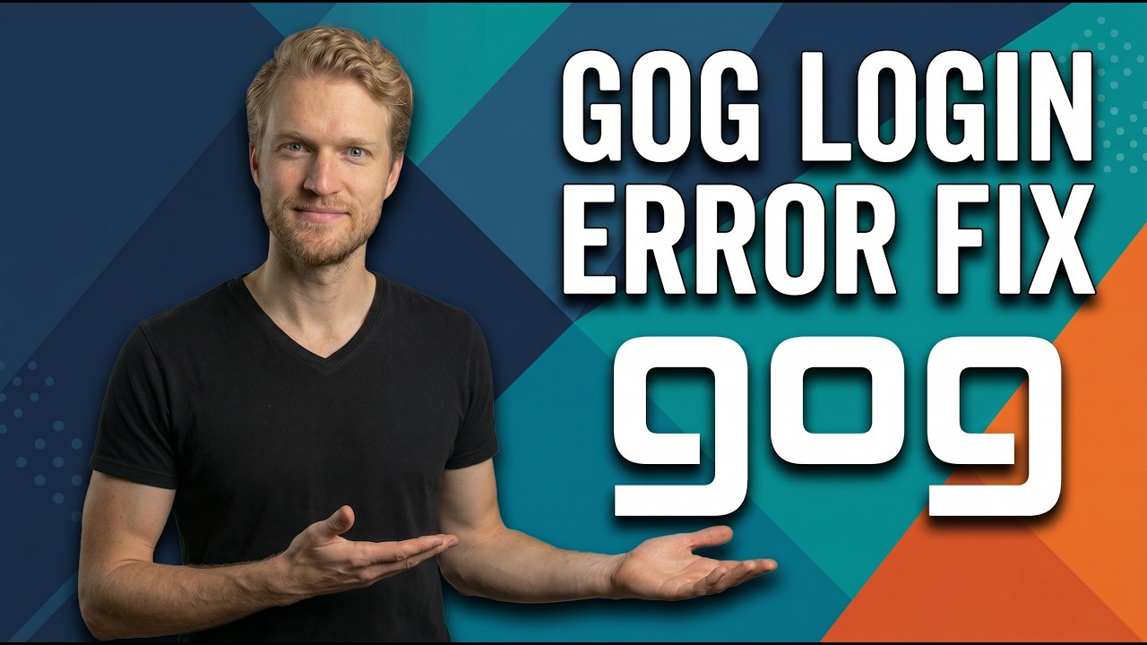 Fix Gog Login Error (Easy Troubleshooting Guide)