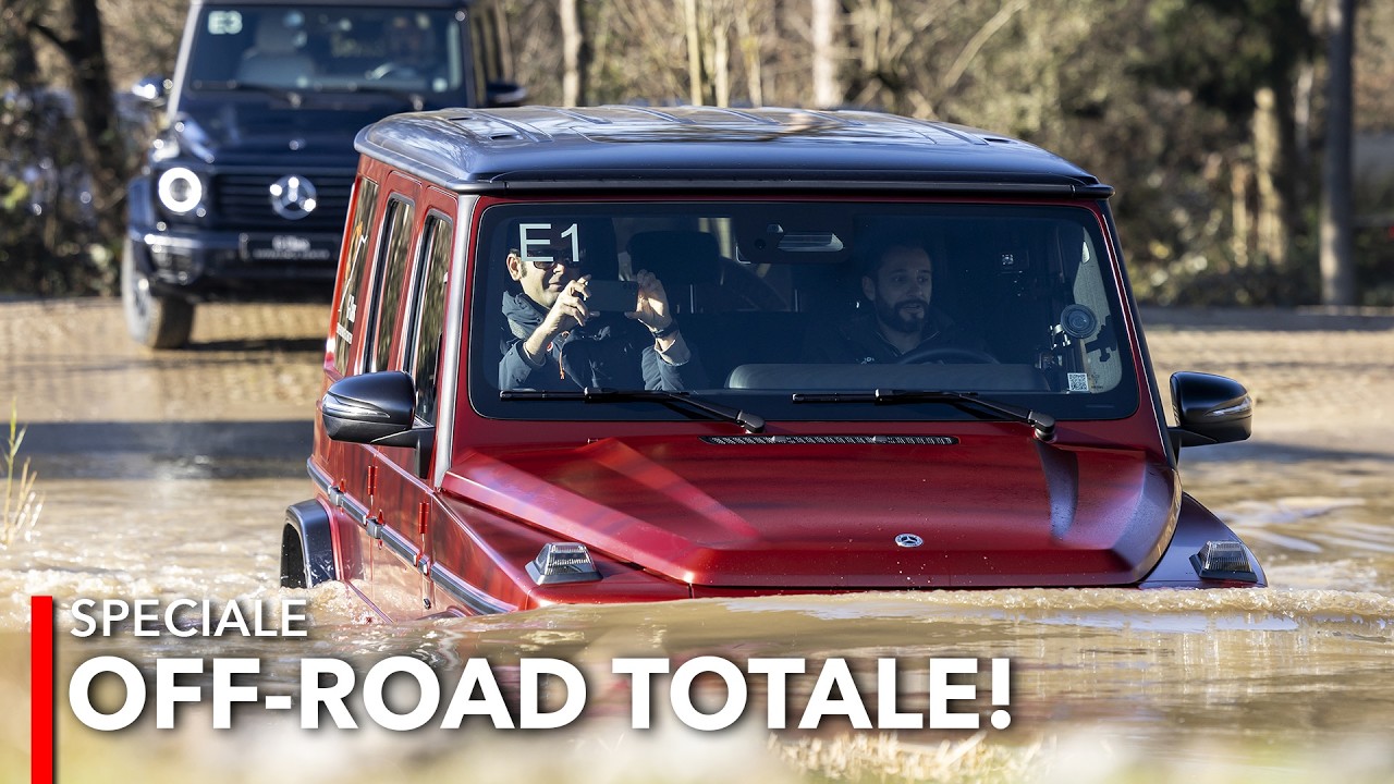 Mercedes CLASSE G 🇩🇪 la prova tra fango, guadi e rocce!