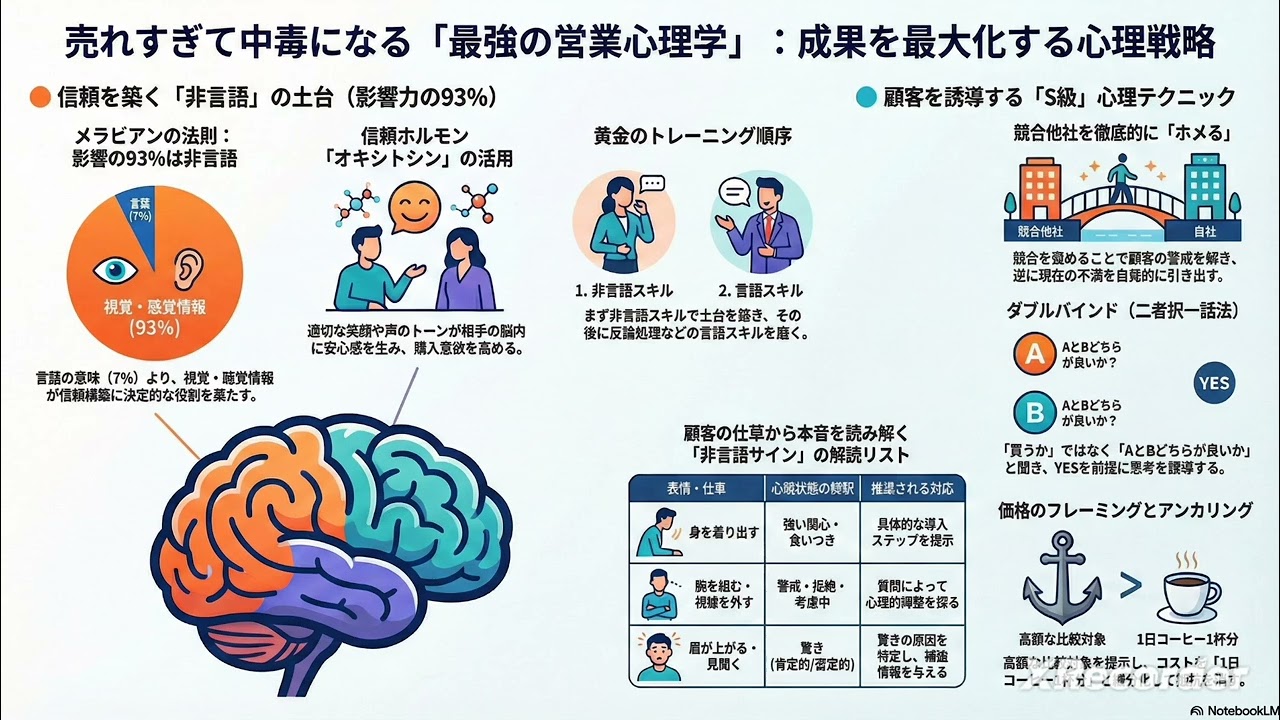 ビジネス書「売れすぎて中毒になる 営業の心理学」を要約ラジオ感覚で要約♪