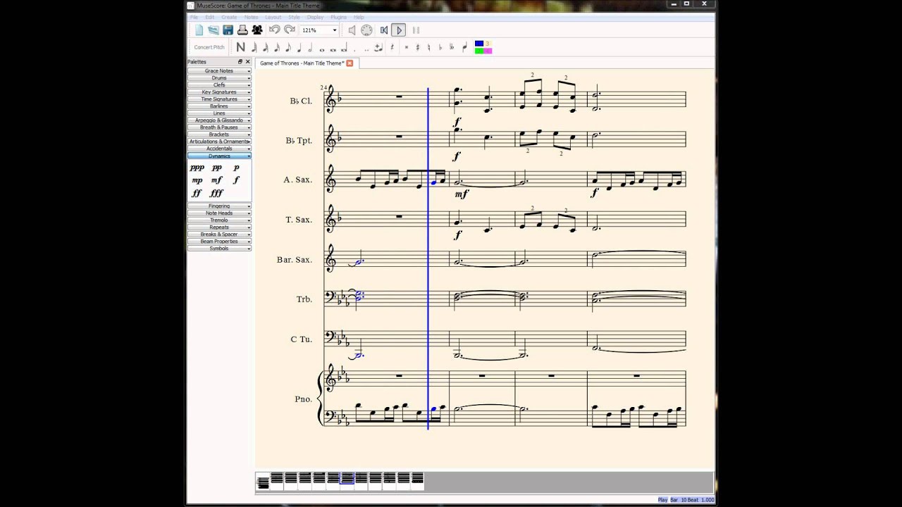 Game of Thrones - Main Title Theme - Marching Band Arrangement