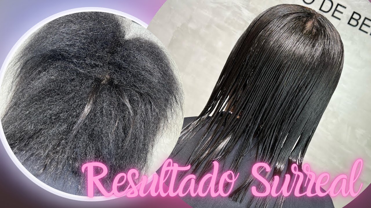 COMO ALISAR UM CABELO EXTREMAMENTE RESISTENTE E CRESPOS - PROGRESSIVA EM CABELO AFRO - PASSO A PASSO