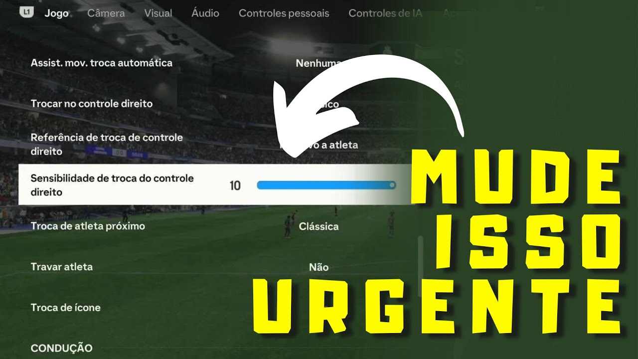 EA FC24 Troca de cursor no R3 anal&oacute;gico